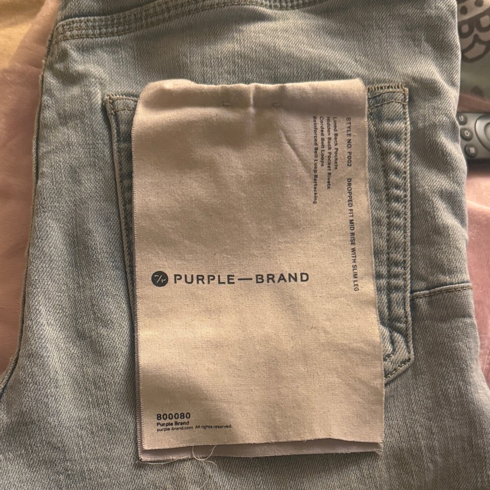 Purple Brand Men's Skinny Jeans - Light Blue men’s 28 NWT